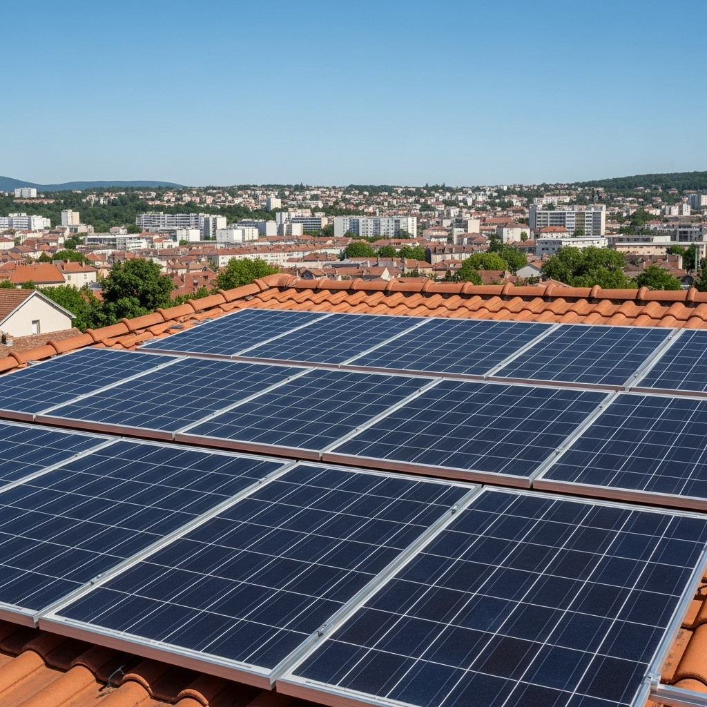 Panneaux photovoltaïques monocristallins à Besançon